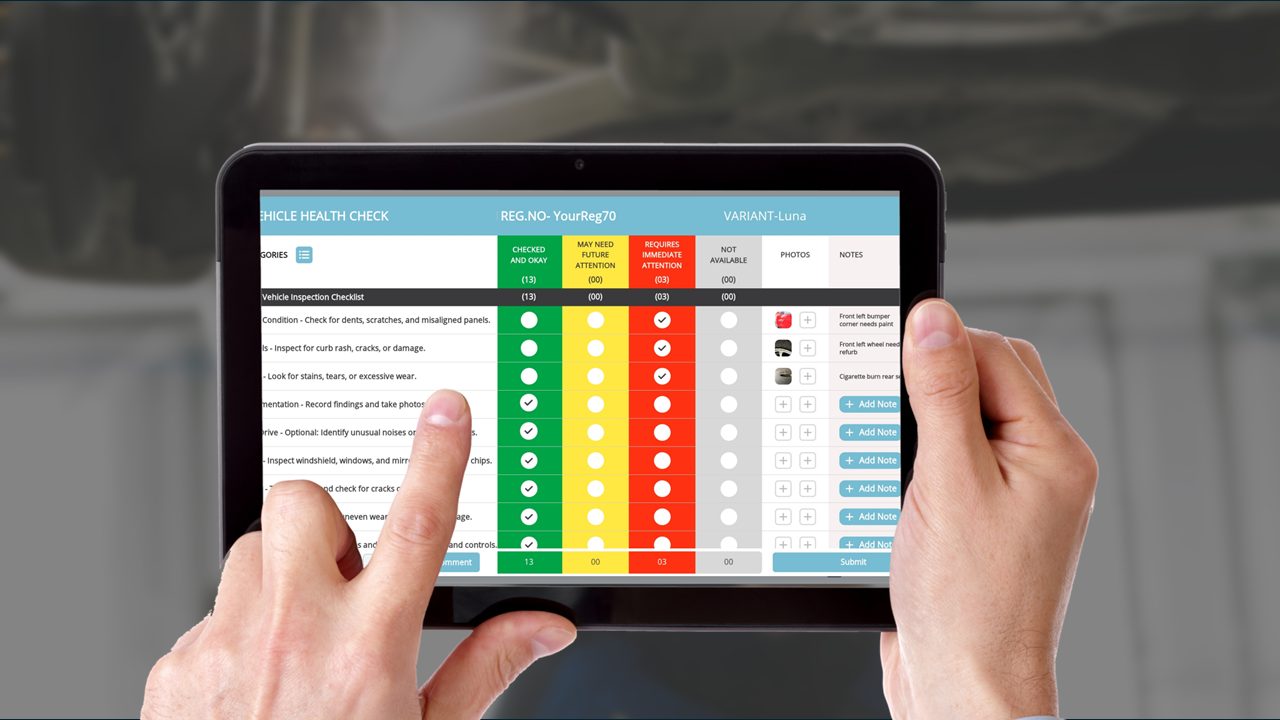 Integrated Vehicle Health Check (VHC)